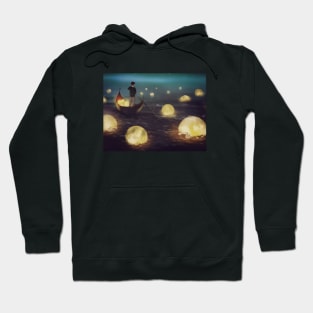 Row In The Sea Of Moon Hoodie